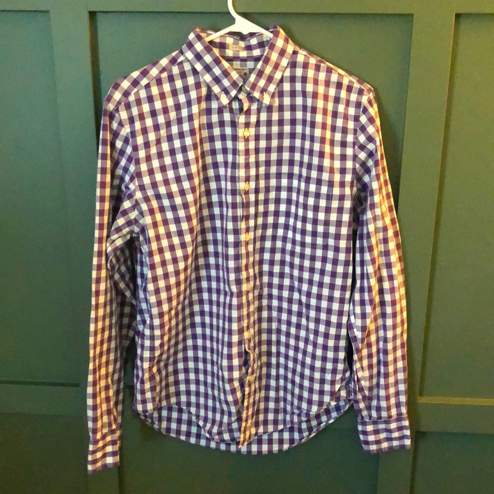 J crew medium tailored slim fit casual button down